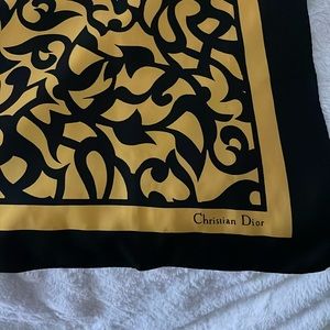 Christian Dior silk scarf